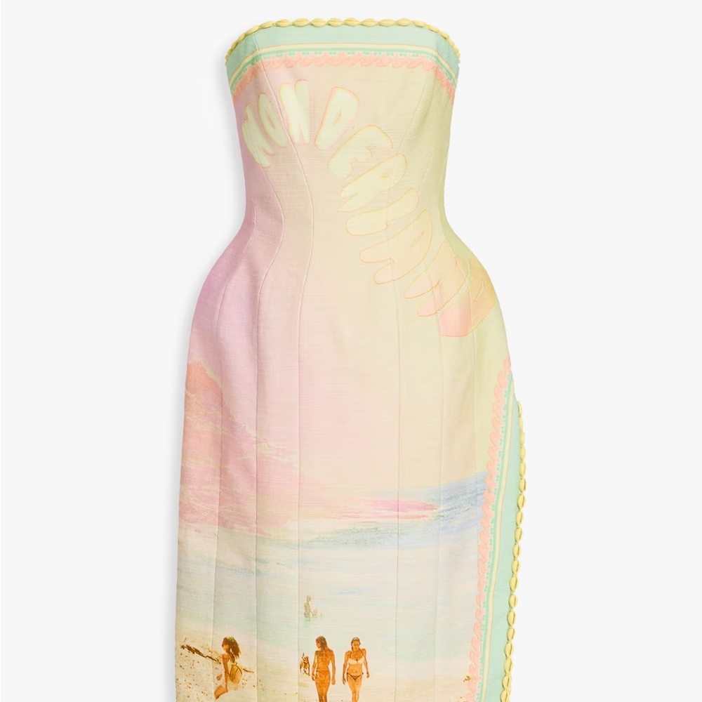 Zimmerman Shell Embellished Beach Dress - Picture 1 of 5